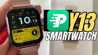 SMARTWATCH FITPRO Y13  ASSISTENTE DE VOZ  BLUETOOTH DE CHAMADAS  MELHOR CUSTO BENEFÍCIO  REVIEW [upl. by Rafferty817]