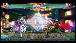 BlazBlue CS Mu12s Challenge Mode 110 [upl. by Eicrad169]