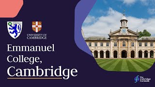 EMMANUEL COLLEGE Cambridge University  Surprising info about college Zoe interviews Michael [upl. by Suiraj262]