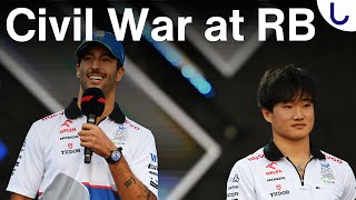 RICCIARDO vs TSUNODA in F1 FACEOFF [upl. by Etra522]