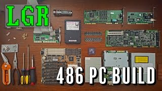 Building a 486 DOS PC The LGR Woodgrain 486 [upl. by Amitie830]