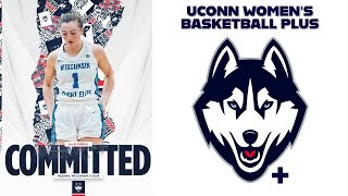 2024 5Star G Allie Ziebell Commits to UConn Huskies  Womens College Basketball Recruiting [upl. by Thomasine]