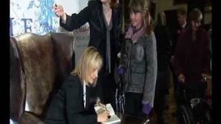 JK Rowling signs The Tales of Beedle the Bard at launch [upl. by Notrub]