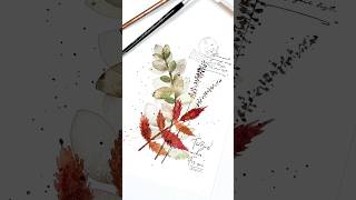 Watercolor with me flowerart watercolorblog watercolourblog flowerpainting [upl. by Lamiv287]