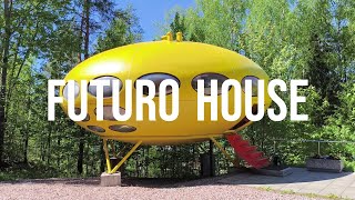 FUTURO HOUSE  Matti Suuronens Futuro House at Exhibition Centre WeeGee  Espoo  Finland [upl. by Aridatha]