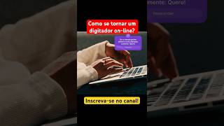 Digitador Online em Home Office [upl. by Nahama]