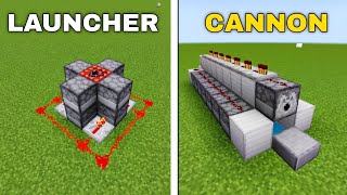 Minecraft 120 Top 3 Easiest TNT Cannon  3 Easiest TNT Cannon Design in Minecraft Tutorial [upl. by Charlet32]