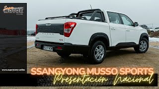 Presentación nacional del nuevo SsangYong Musso Sports 2023 ¡no te la pierdas  SuperMotorOnline [upl. by Culbertson]