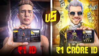 1 Subsriber Vs 1000000 Subscribers YouTubers FF ID😱🔥  Garena Free Fire [upl. by Vod810]