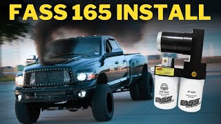 FASS 165 INSTALL on 2004 RAM 3500  BEST Aftermarket PUMP [upl. by Ylim]