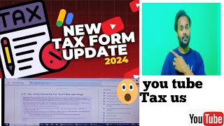 Important notice from YouTubeus Tax information 📥📩✉️📥youtubeyoutubeshort [upl. by Enelym617]