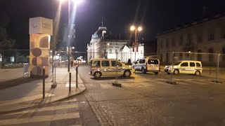 feux dartifice Paris Visibilité réduite pour le lambda Champs de Mars école Militaire bloqués [upl. by Petrina]