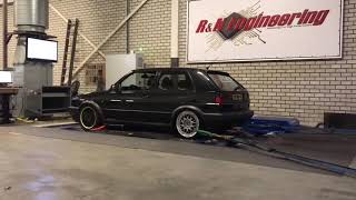 Golf mk2 20l 16vG60 first dyno [upl. by Mello]