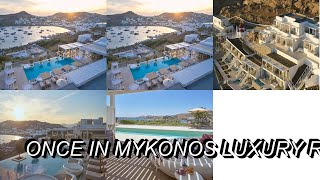 Once in Mykonos Luxury Resort Ornos Greece [upl. by Swen]