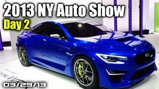 2013 NY Auto Show Day 2  Audi A3 Sedan Rolls Royce Wraith New Cadillac CTS amp MUCH MORE [upl. by Noerb]