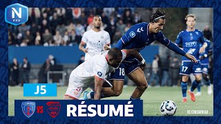 J5 I US Concarneau  Nîmes Olympique 10 le résumé I National FFF 20242025 [upl. by Paschasia896]