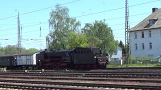 Ankunft von Historische Eisenbahn Frankfurt 01 118 in Darmstadt bei den Bahnweltagen [upl. by Sllew]