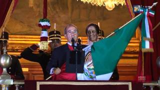 Bicentenario Independencia México  Ceremonia Protocolaria del Grito Bicententario HD [upl. by Oiramed51]