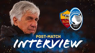 19ª SerieATIM  RomaAtalanta 11  Gian Piero Gasperini quotPartita difficile Roma fortequot  EN SUBs [upl. by Elrae80]