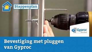 How to Bevestigen met pluggen van Gyproc [upl. by Lennie]