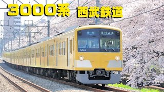 西武鉄道 3000系 3扉のサイリスタチョッパ車 [upl. by Virgy]