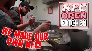 We Make Our Own Fried Chicken  KFC Open Kitchen [upl. by Bride]