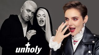 First Time Hearing Sam Smith  Unholy ft Kim Petras  Reaction amp Review [upl. by Anile239]