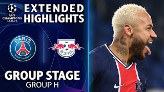 Paris SaintGermain vs RB Leipzig Extended Highlights  UCL on CBS Sports [upl. by Yrrehc]