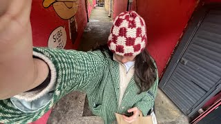 Quick amp Easy checkered crochet beanie tutorial [upl. by Ientruoc]