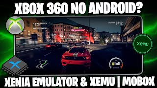 TENTANDO RODAR JOGOS DE XBOX 360 NO CELULAR  XENIA E XEMU NO EMULADOR DE PC PARA ANDROID [upl. by Aiekahs]