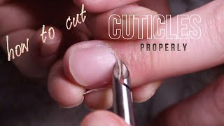 Cutting cuticles with nippers satisfying [upl. by Assiren]