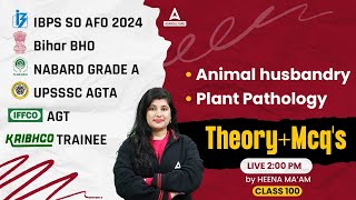 Animal Husbandry amp Plant Pathology 100  UPSSSC AGTA  IBPS SO AFO  Bihar BHO  By Heena Mam [upl. by Elocen]