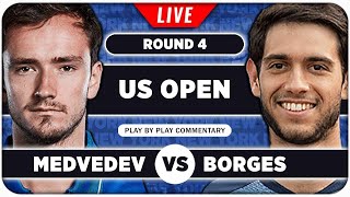 MEDVEDEV vs BORGES • US Open 2024 • LIVE Tennis Play by Play Stream [upl. by Evot]