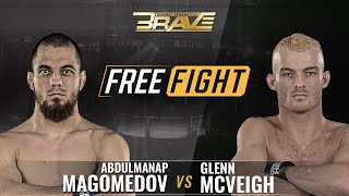 FREE MMA Fight  Glenn McVeigh vs Abdulmanap Magomedov  BRAVE CF 50 [upl. by Oirromed]