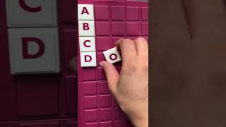 Learn abc letters with 3D word building game 3d 3dgames wordlepuzzle wordshake wordriddles [upl. by Prudie]