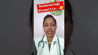 Terminology glossitis manu hospital viralvedio trending nursingdoctor tounginflammation🤔🧑‍🍳 [upl. by Nailluj221]