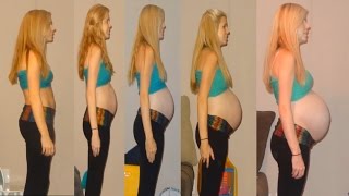 Pregnancy Time Lapse of Baby Klaire [upl. by Eisnyl]