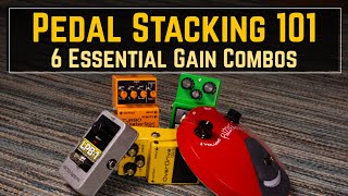 Pedal Stacking Basics Using The Boss OD3 [upl. by Yeldnarb239]