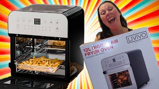 Livivo 12L Air Fryer Unbox Demo and Review  Rotisserie Chicken [upl. by Nielson]