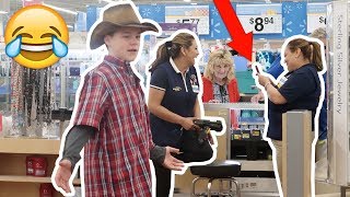 YODELING IN WALMART PRANK KICKED OUT [upl. by Bradwell]