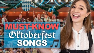 Songs you NEED to know for Oktoberfest  Feli from Germany [upl. by Betz]