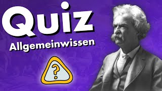 Quiz Allgemeinwissen  10 Fragen [upl. by Vinn777]