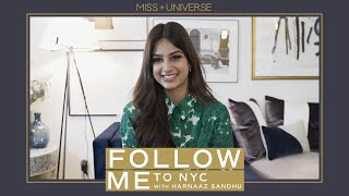 MISS UNIVERSE Harnaaz Sandhu arrives at her New NYC Apartment  FOLLOW ME [upl. by Gold152]