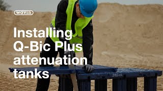 How to install Wavin QBic Plus Attenuation Tanks [upl. by Somisareg]