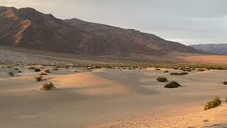 Sunrise at Mesquite Sand Dunes Death Valley National Park [upl. by Aneleve]