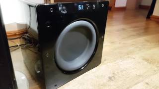 Bass Test on my Velodyne Subwoofer SPL1000 Ultra 10 inch Drive Optimum10 High Performance Series [upl. by Nnaik]