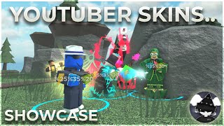 the NEW TDS YTuber skins are HERE Skin Showcase  Tower Defense Simulator [upl. by Ardnuassak535]