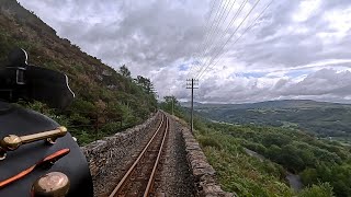 Ffestiniog Railway Wales  Drivers Eye View  Porthmadog to Blaenau Ffestiniog [upl. by Furtek]