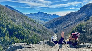 Babel Tower amp Cabin Trail Loop Hike  Linville Gorge Wilderness  NC  Hike Vlog 64 [upl. by Kirit]