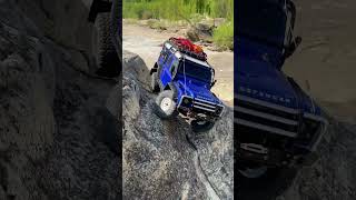 Trx4 defender scaled out trx4defender offroad fyp shortvideos rc RcKrawler101 [upl. by Aztinay]